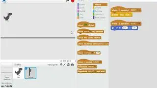 Scratch Tutorial | Making The CHROME DINO GAME | under 2 minutes! (FUNUT Reupload)