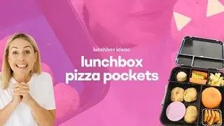 how to: easy lunchbox pizza pockets