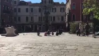 Kids playing Venice