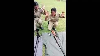 NCC Training at Camp : Kholna Jodna .22 Rifle