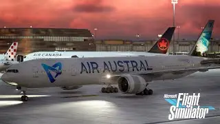 Paris to Reunion Full Flight | Air Austral Boeing 777-300ER | MSFS 2020 Ultra Realistic 4K Flight.