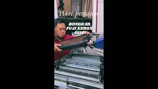Hari Pertama Service Fuji Xerox D110 di Workshop SCS