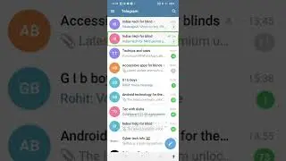 how to add sex triber in your telegram channel blind users with TalkBack