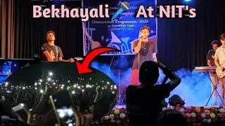 👩‍❤️‍👨Cultural program at IIT's/NIT's | 🎤Bekhayali Song | 🏫IIEST Shibpur Cultural Program 2023 |#nit