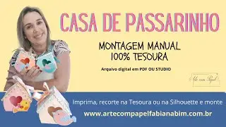Casinha de passarinho ( feito à mão)