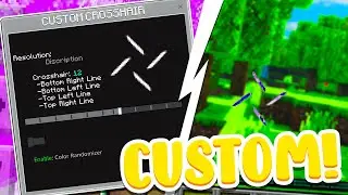 Custom Crosshair MCPE Mod! (Minecraft Bedrock)