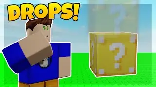 BEDWARS AIRDROPS LUCKY BLOCKS IN ROBLOX...