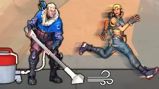 Using A Literal Vacuum To Clutch In Valorant