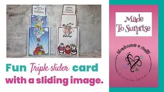 Putting a twist on the triple slider card | @MixedUpCraft @CraftStashcoukTV