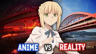 【Anime vs Reality】Fate Series' Fuyuki Bridge
