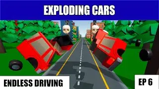 💥 Exploding cars - How to make a Endless Driving Game in Unity Tutorial EP6