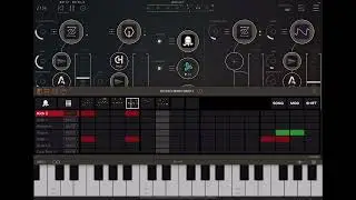 56o9l2g ✌️☮️😊 #OCTACHRON again plays #BlipBox drums + #PhaseMonkey sparkles from @sketchaudio !