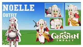 Roblox Noelle Outfit: Genshin Impact Cosplay