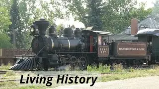 1919 Steam Train At Fort Edmonton Park, Alberta