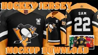 Hockey Jersey Mockup | How to Edit | FREE DOWNLOAD FILE