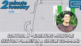 Control X – Creating Multiple Section Planes in a Single Command | 2 Minute Tuesday