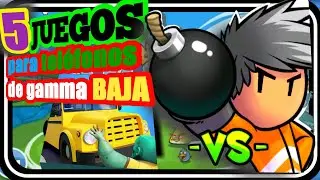 Top🏆 5 MEJORES JUEGOS PARA jugar con CELULARES DE GAMA BAJA SIN lag 2021