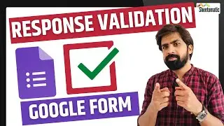 Google Form: Add Response Validation | Validate Questions | Apply Response Validation