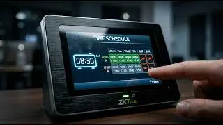 How to Set Time Schedule in ZKTeco Device | Working Time Setup Step-by-Step