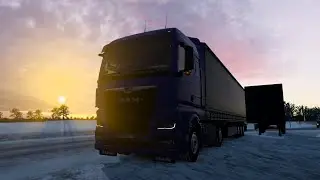 #eurotrucksimulator2   Стрим  Тк Магистраль. Продолжение рейса в Казахстан. ч.2Прогорела гофра.