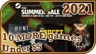 10 MORE Great Games UNDER $5 - Steam Summer Sale 2021! and 5 Runner's Up!