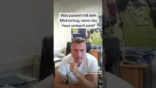 Was passiert mit dem Mietvertrag, wenn das Haus verkauft wird?