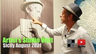 Artist's Studio Visit, Sicily.