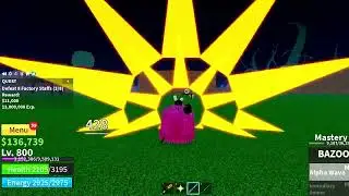 Playing blox fruits