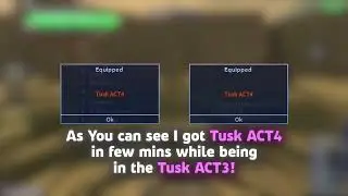 [AUT] Auto Farm TUSK ACT 4 BEST SCRIPT – Easily Farm Tusk Aut | Expensive Hub