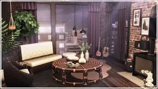 ☕ Cozy Flat 🥧 | 121 Hakim House | The Sims 4 speed build |  CC free