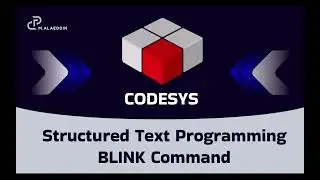 CODESYS BLINK Fuction Block with Structured Text Programming (ST) 