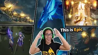 Genshin Impact 2.4 Archon Quest Cutscene Reaction  | The Crane Returns on the Wind Playthrough