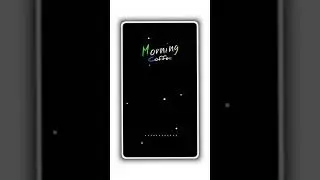 Good Morning Black Screen Template | Black Screen Template Avee Player | Mudassar itech
