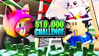 If I WIN This Anime Fighting Simulator challenge and I'll win $10,000 Robux! [Roblox Anime Fight]