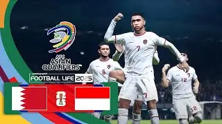 Bahrain vs Indonesia | Worldcup Qualifier 2026 | Gameplay Simulasi PES 2024 [60 FPS]