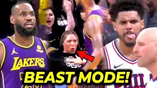 Nabigla si Ate kay LeBron, na-BEAST mode! | Lakers vs Sixers, iba magalit si LBJ!