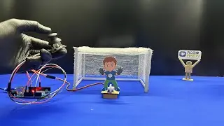 Joystick-Controlled Football Goalkeeper | Arduino + Servo Motor