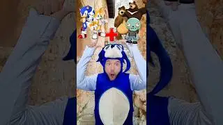 Sonic and Tails + Masha and Bear and Zombie = Sonic Animation