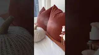 Fall bedding refresh 🍂🧺 #fall #bedroom #homedecor #cozy #home #viralshort #asmr #bedding #thatgirl