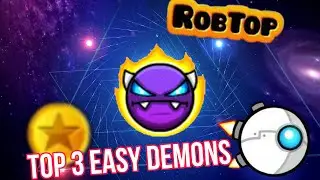 Топ 3  изи демонов в geometry dash