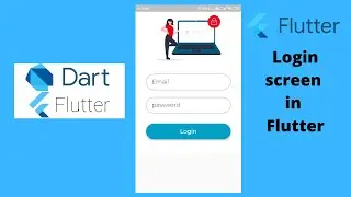 Login ui In Flutter Android Studio(Basic Login Screen Design using Flutter)