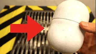 GIANT EGG VS SHREDDER!