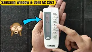 Samsung AC Remote Functions Explained | Window and Split AC Remote Settings🔥🔥
