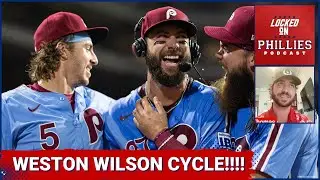 Weston Wilson Hits For The Cycle In The Philadelphia Phillies' Monster Win Over Nationals!!