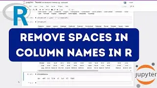 Remove Spaces from Column Names in R Using Jupyter Notebook || R Tutorials