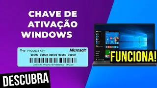 RÁPIDO! Como DESCOBRIR a CHAVE DE ATIVAÇÃO do seu WINDOWS - Sem Programas! ATUALIZADO