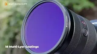 K&F Concept Nano-K Filtro ND Variabile 82mm ND2 ND400 (1-9 stop)