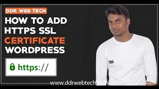 How to Add HTTP to HTTPS SSL Certificate  in WordPress Website in hindi & urdu | ddrwebtech
