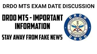 DRDO MTS exam date 2021 || DRDO MTS exam date and admit card || DRDO MTS exam date