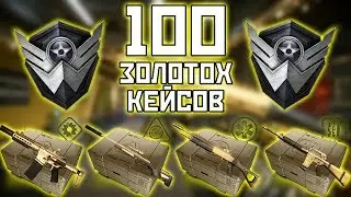 ОТКРЫВАЕМ 100 КЕЙСОВ С ЗОЛОТЫМ ДОНАТОМ WARFACE - ПРИЗЫ ВАМ!